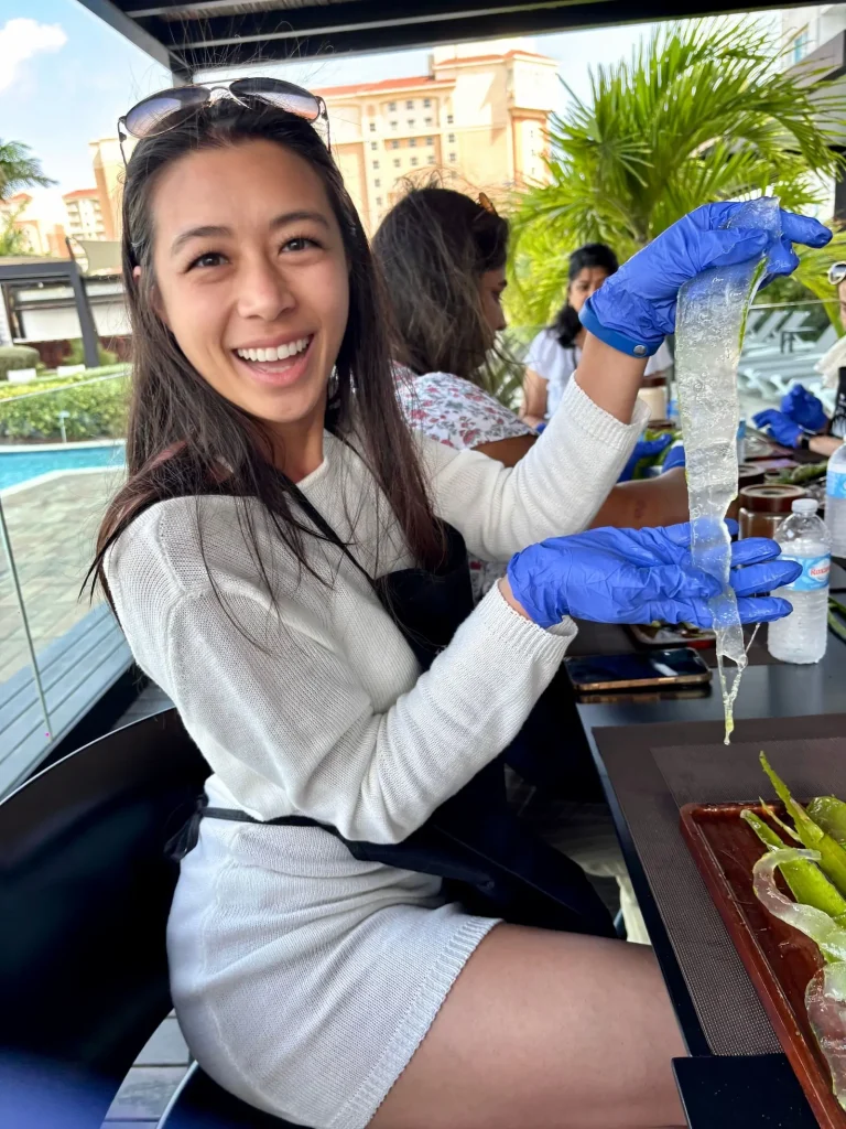 aloe scrub making class